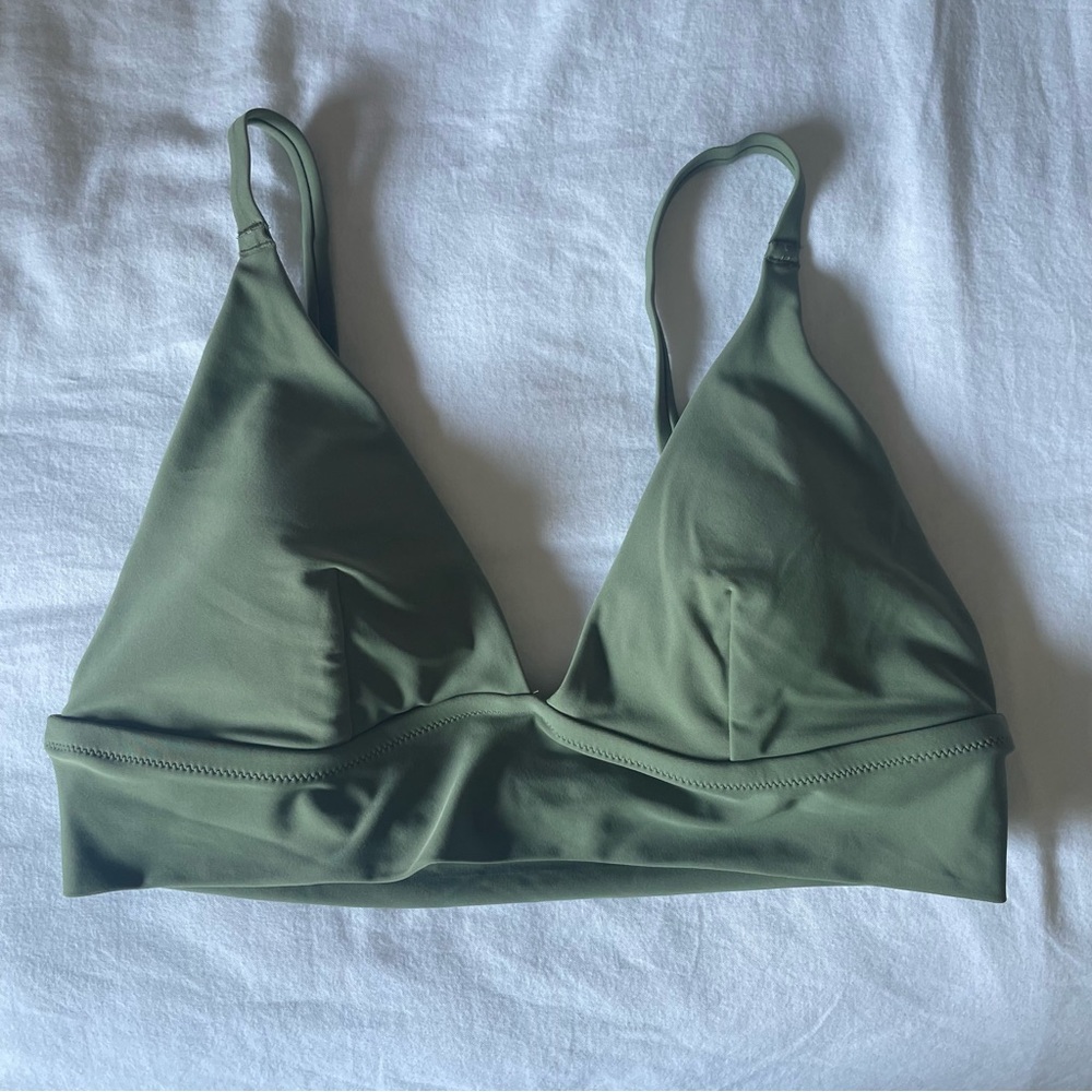 NWT Aerie Bikini Top Green